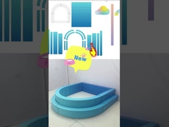 Синий голубой шарик для детей мягкое оборудование для игры игровой вечеринка Красочные облака арки